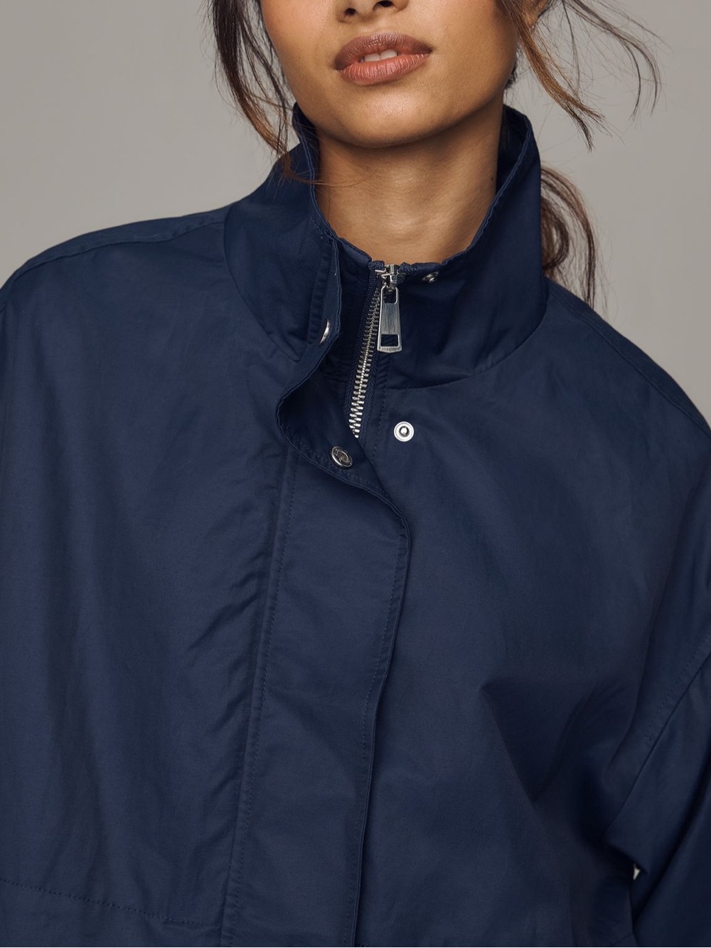 Maeve Funnel Neck Tech Jacket SZ XS NWT